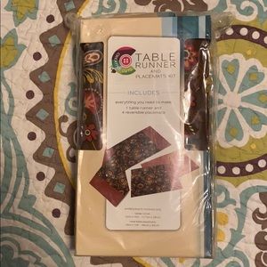 Table runner and placemat kit.